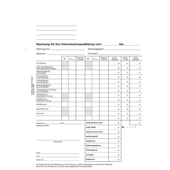 Ausbildungs-Rechnungen DIN A4