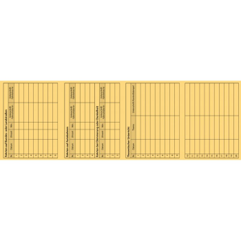 Preview: Kontrollkarte (theor. und prakt. Unterricht)