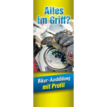 Banner-Display "Alles im Griff" - mit Profil