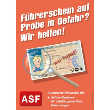 Folienposter "ASF" - Aufbau Seminare