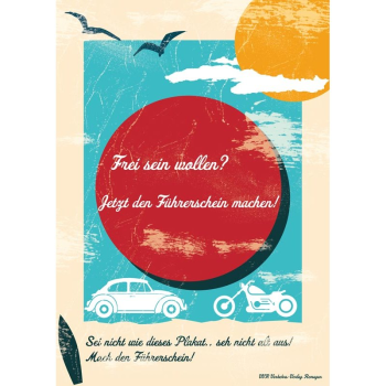 Poster "Frei sein wollen?"