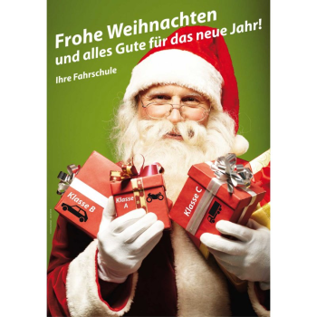 Poster "Frohe Weihnachten und alles Gute im neuen Jahr"