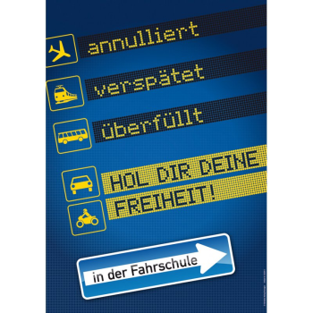 Poster "Freiheit gefällig"
