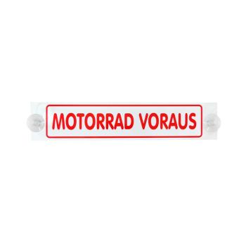 Preview: Heckscheiben-Saugschild "PVC" FAHRSCHULE / MOTORRAD - beidseitig