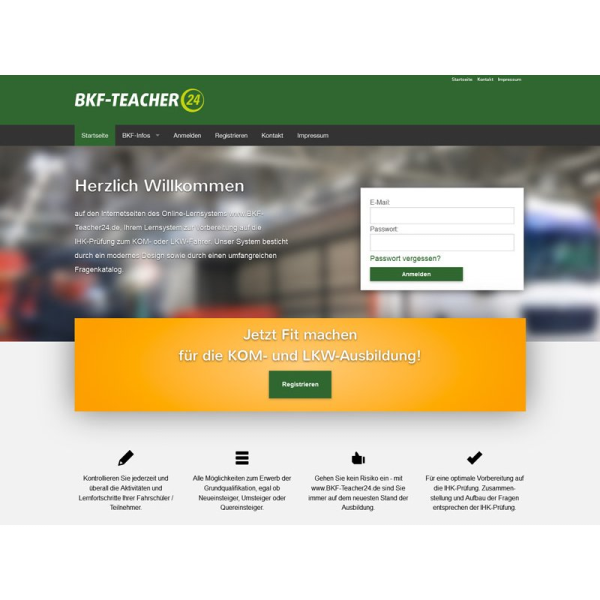Online-Lernsystem: BKF-Teacher24