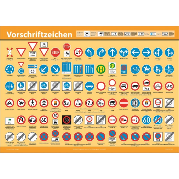 Poster VZ "Vorschriftzeichen"
