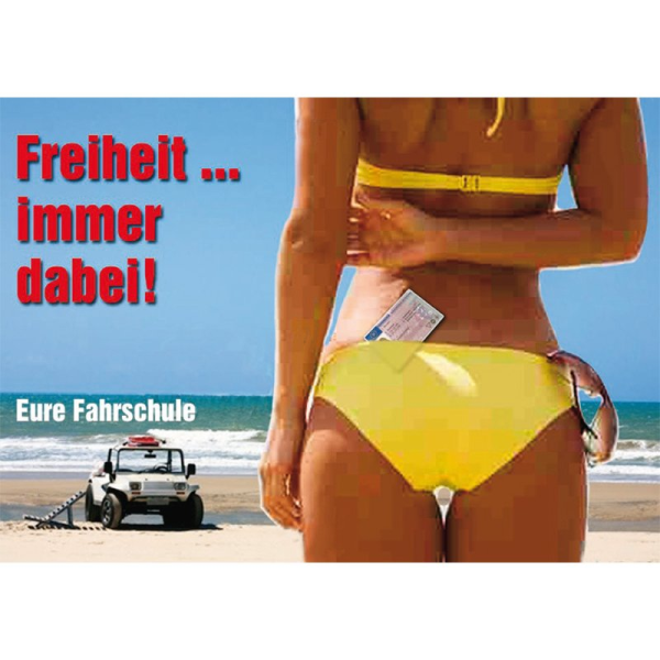 Poster "Freiheit immer dabei"